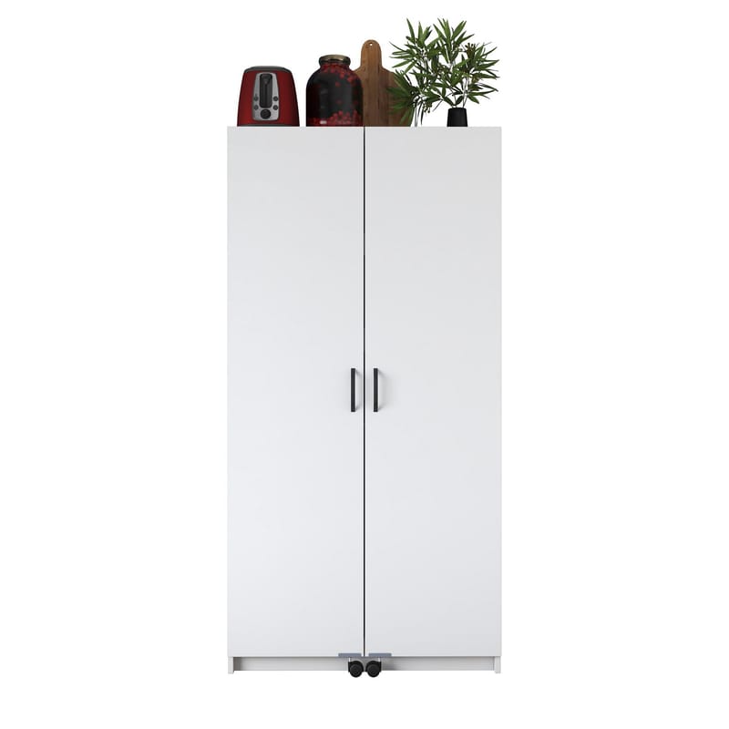 Bralen Multifunktionsskåp 90x180x42 cm - Vit - Hus & renovering - Kök & bad - Kök & tvättstuga
