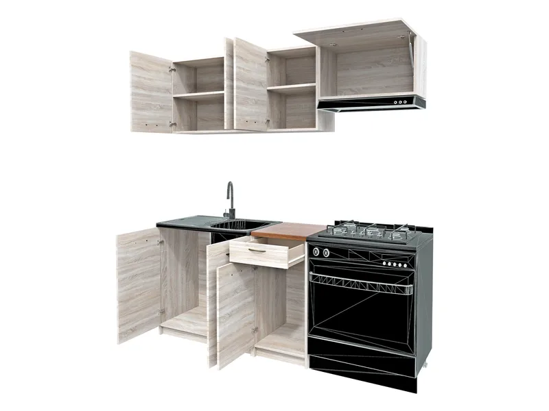 Crawley köksset - Kashmir, svart - Hus & renovering - Kök & bad - Kök & tvättstuga - Bänkskiva & köksbänk