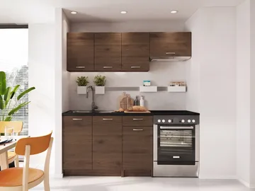 Crawley köksset - Svart, valnöt - Hus & renovering - Kök & bad - Kök & tvättstuga - Bänkskiva & köksbänk