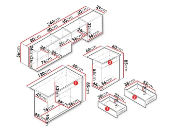 Elvrik köksset - Kashmir, svart - Hus & renovering - Kök & bad - Kök & tvättstuga - Bänkskiva & köksbänk