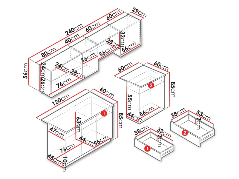 Elvrik köksset - Kashmir, svart - Hus & renovering - Kök & bad - Kök & tvättstuga - Bänkskiva & köksbänk