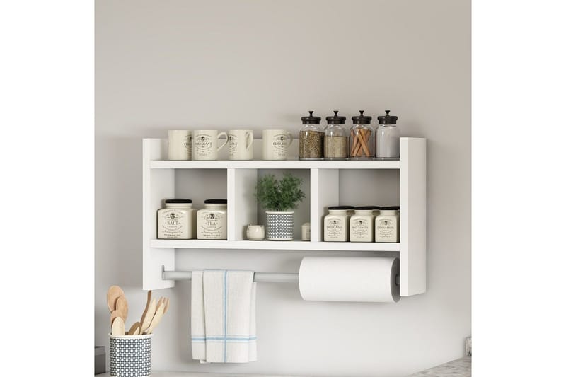 Hyllor Homitis Harlee Hylla 63,6x14,6 cm Vit - Hus & renovering - Kök & bad - Kök & tvättstuga