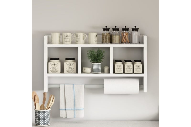 Hyllor Homitis Harlee Hylla 63,6x14,6 cm Vit - Hus & renovering - Kök & bad - Kök & tvättstuga