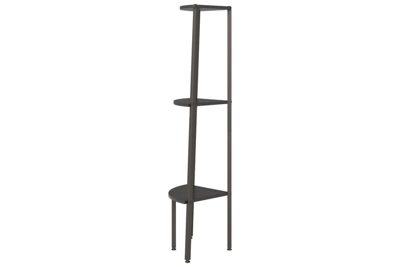 beBasic Hörnhylla 3 hyllplan svart 45,5x31,5x120 cm - Black - Förvaring - Hylla - Hörnhylla