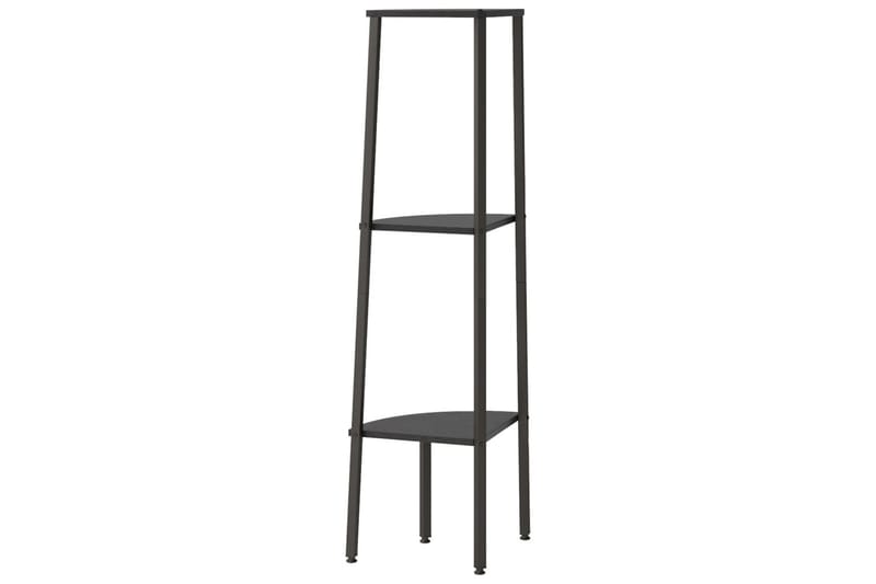 beBasic Hörnhylla 3 hyllplan svart 45,5x31,5x120 cm - Black - Förvaring - Hylla - Hörnhylla