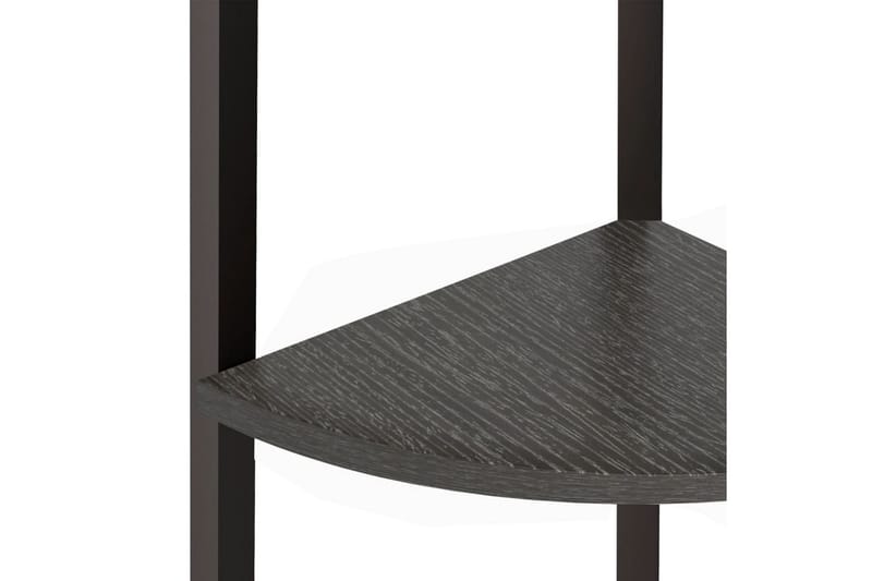 beBasic Hörnhylla 3 hyllplan svart 45,5x31,5x120 cm - Black - Förvaring - Hylla - Hörnhylla