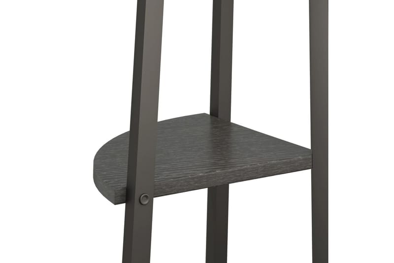 beBasic Hörnhylla 3 hyllplan svart 45,5x31,5x120 cm - Black - Förvaring - Hylla - Hörnhylla