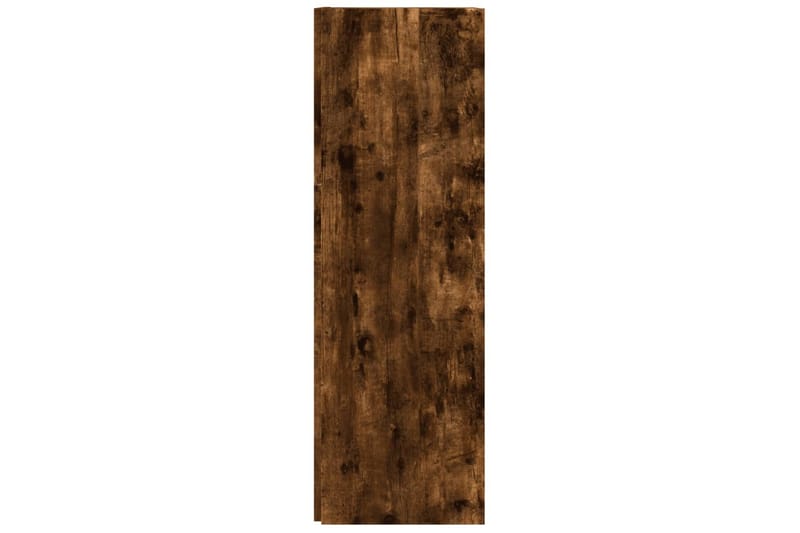 beBasic Hörnhylla rökfärgad ek 33x33x100 cm konstruerat trä - Brown - Förvaring - Hylla - Hörnhylla