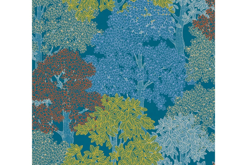 Forest look Tapet Blommig Impression Ovävd - AS Creation - Kökstapet - Mönstrad tapet