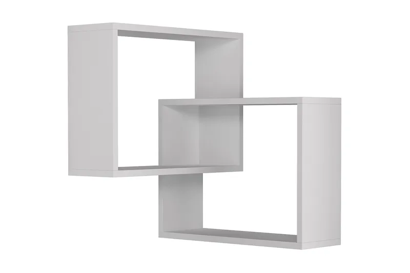 Homitis Vägghylla - Vit - Förvaring - Hylla - Hörnhylla