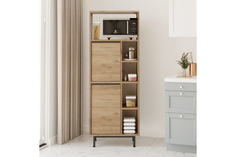Liyakat Högskåp - Valnöt - Hus & renovering - Kök & bad - Kök & tvättstuga