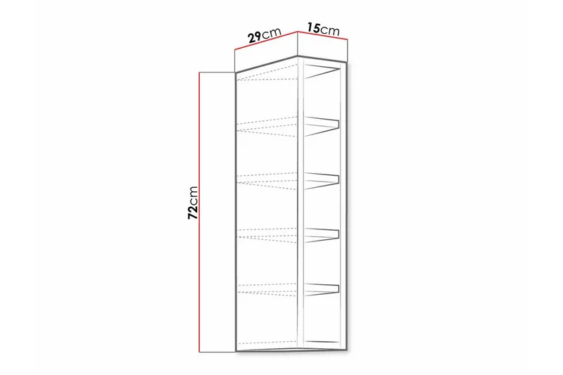 Templemore Köksskåp 15 cm - Brun - Hus & renovering - Kök & bad - Kök & tvättstuga