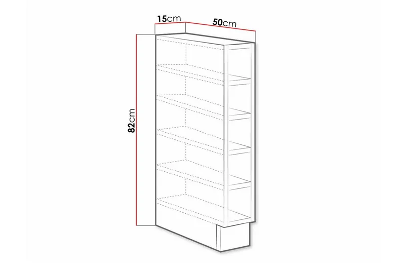 Templemore Köksskåp 15 cm - Brun - Hus & renovering - Kök & bad - Kök & tvättstuga