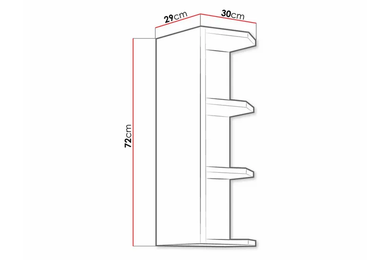 Templemore Köksskåp 30 cm - Brun - Hus & renovering - Kök & bad - Kök & tvättstuga