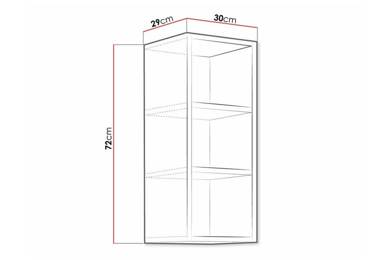 Templemore Köksskåp 30 cm - Brun - Hus & renovering - Kök & bad - Kök & tvättstuga