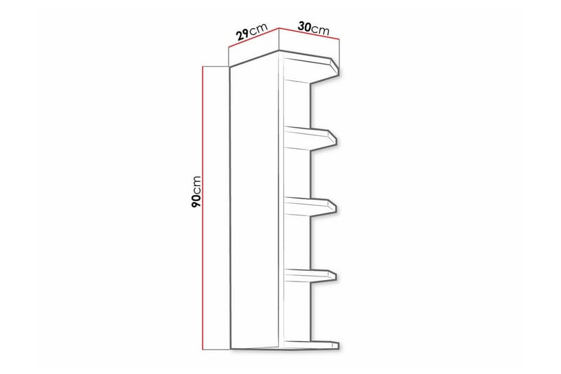 Templemore Köksskåp 30 cm - Brun - Hus & renovering - Kök & bad - Kök & tvättstuga