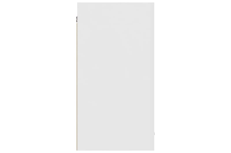 Väggskåp vit högglans 80x31x60 cm spånskiva - Vit - Köksskåp