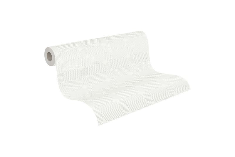 3D Tapet Attractive Ovävd Vit - AS Creation - Inredning - Väggdekor - Tapet & tapettillbehör - Mönstrad tapet