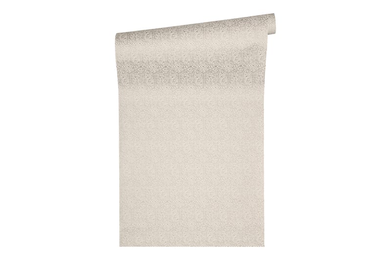 3D Tapet Di Seta Ovävd Beige - AS Creation - Inredning - Väggdekor - Tapet & tapettillbehör - Mönstrad tapet
