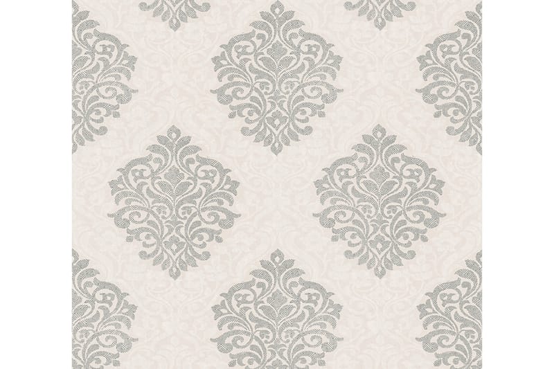 Barock Tapet Alpha Ovävd Beige Silver - AS Creation - Inredning - Väggdekor - Tapet & tapettillbehör - Mönstrad tapet
