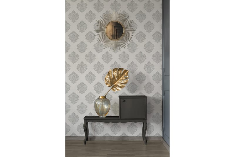 Barock Tapet Alpha Ovävd Beige Silver - AS Creation - Inredning - Väggdekor - Tapet & tapettillbehör - Mönstrad tapet