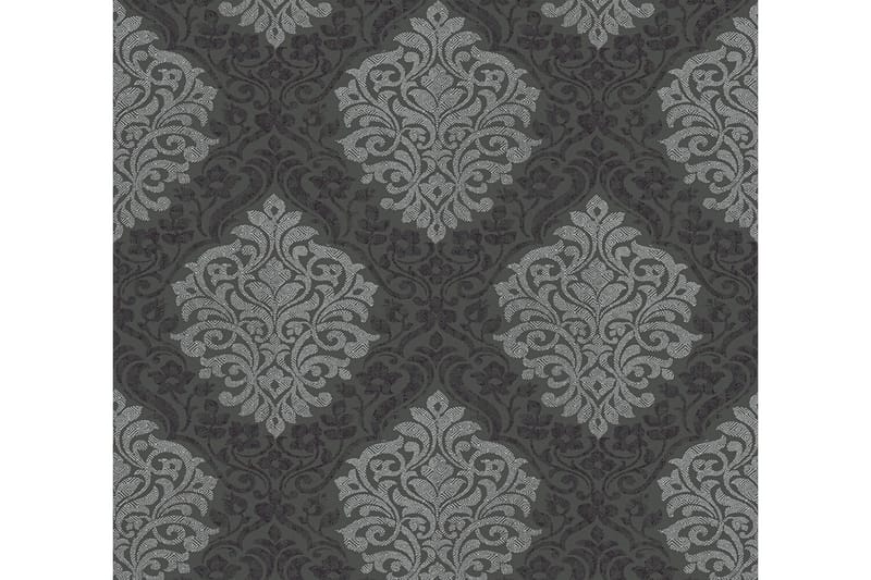 Barock Tapet Alpha Ovävd Silver Svart - AS Creation - Inredning - Väggdekor - Tapet & tapettillbehör - Mönstrad tapet