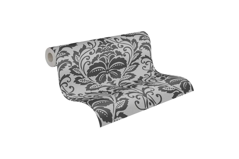 Barock Tapet Attractive Ovävd Silver - AS Creation - Inredning - Väggdekor - Tapet & tapettillbehör - Mönstrad tapet