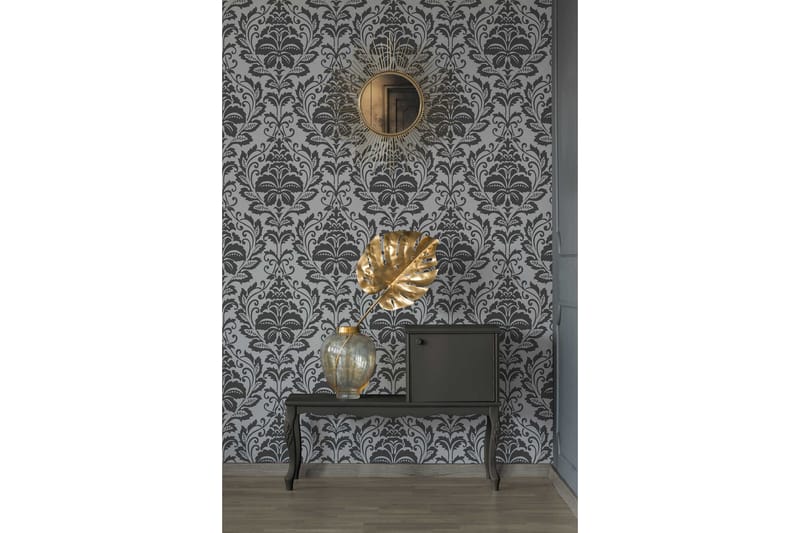 Barock Tapet Attractive Ovävd Silver - AS Creation - Inredning - Väggdekor - Tapet & tapettillbehör - Mönstrad tapet
