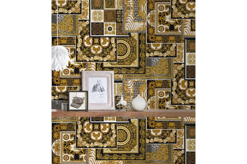 Barock Tapet Decoupage by Versace - AS Creation - Inredning - Väggdekor - Tapet & tapettillbehör - Mönstrad tapet