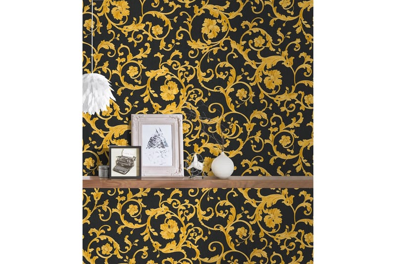 Barock Tapet Fjäril Barocco by Versace - AS Creation - Inredning - Väggdekor - Tapet & tapettillbehör - Mönstrad tapet