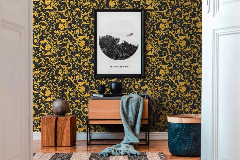 Barock Tapet Fjäril Barocco by Versace - AS Creation - Inredning - Väggdekor - Tapet & tapettillbehör - Mönstrad tapet