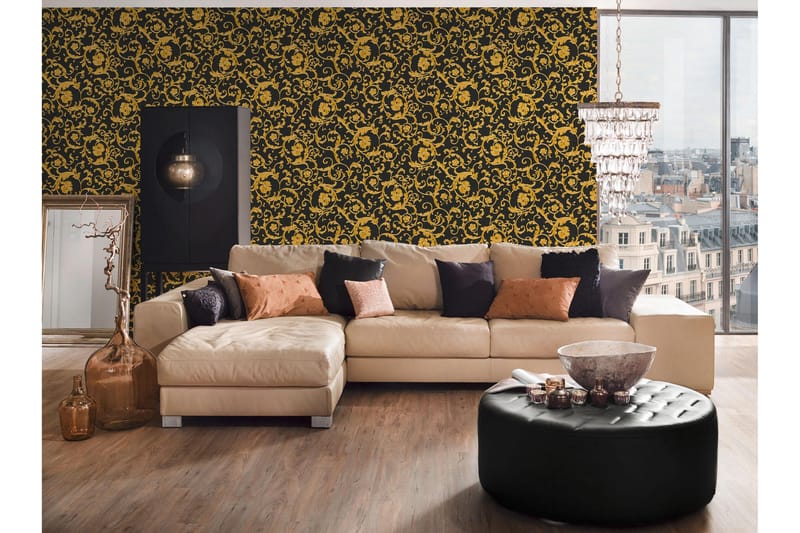 Barock Tapet Fjäril Barocco by Versace - AS Creation - Inredning - Väggdekor - Tapet & tapettillbehör - Mönstrad tapet