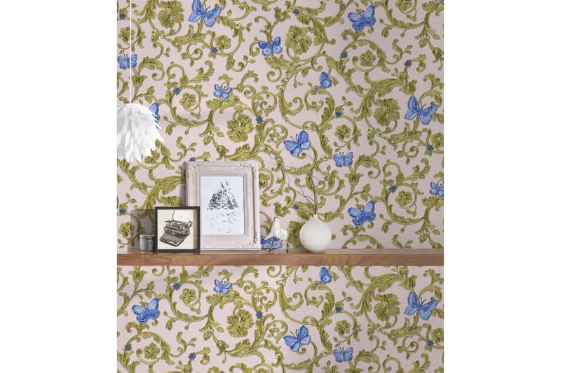 Barock Tapet Fjäril Barocco by Versace - AS Creation - Inredning - Väggdekor - Tapet & tapettillbehör - Mönstrad tapet