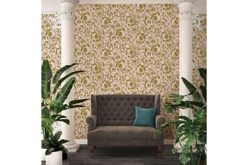 Barock Tapet Fjäril Barocco by Versace - AS Creation - Inredning - Väggdekor - Tapet & tapettillbehör - Mönstrad tapet