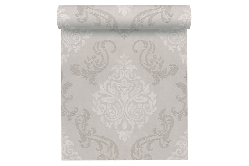 Barock Tapet Memory Ovävd Cream Silver - AS Creation - Inredning - Väggdekor - Tapet & tapettillbehör - Mönstrad tapet