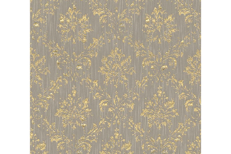 Barock Tapet Metallic Silk Ovävd - AS Creation - Inredning - Väggdekor - Tapet & tapettillbehör - Mönstrad tapet