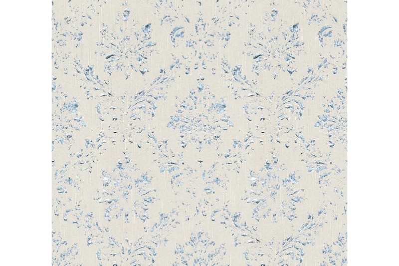 Barock Tapet Metallic Silk Ovävd Grå - AS Creation - Inredning - Väggdekor - Tapet & tapettillbehör - Mönstrad tapet