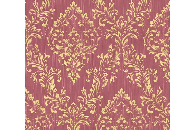 Barock Tapet Metallic Silk Ovävd Guld - AS Creation - Inredning - Väggdekor - Tapet & tapettillbehör - Mönstrad tapet