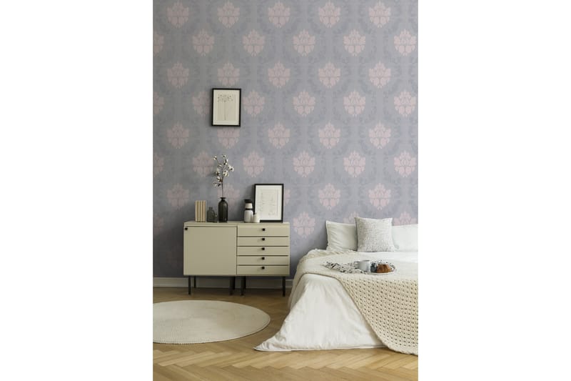 Barock Tapet New Elegance Ovävd Rosa - AS Creation - Inredning - Väggdekor - Tapet & tapettillbehör - Mönstrad tapet