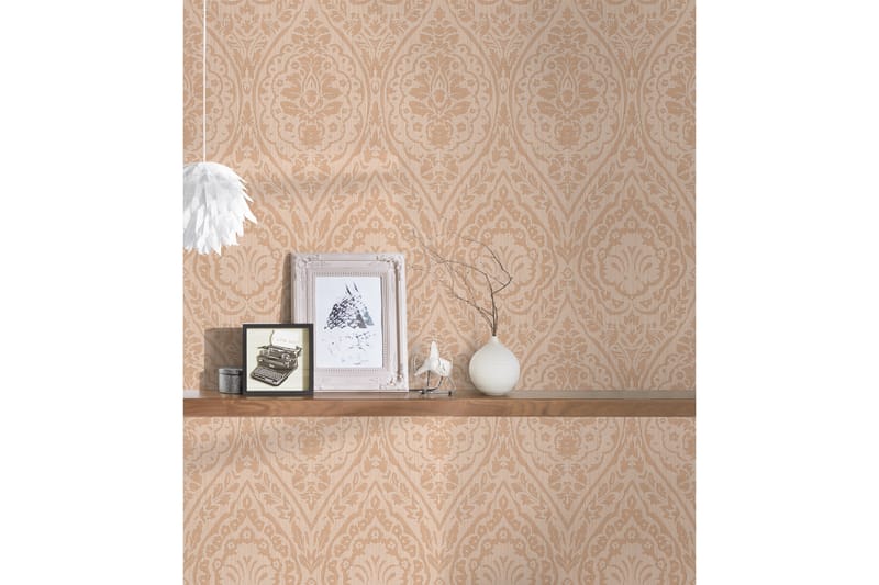 Barock Tapet Tessuto 2 Ovävd Beige - AS Creation - Inredning - Väggdekor - Tapet & tapettillbehör - Mönstrad tapet