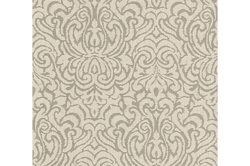 Barock Tapet Tessuto 2 Ovävd Beige Brun - AS Creation - Inredning - Väggdekor - Tapet & tapettillbehör - Mönstrad tapet