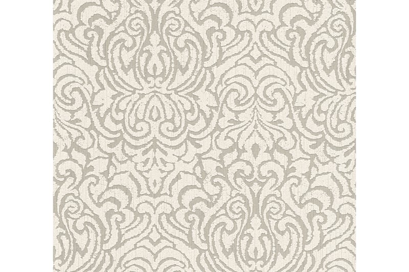 Barock Tapet Tessuto 2 Ovävd Beige Cream - AS Creation - Inredning - Väggdekor - Tapet & tapettillbehör - Mönstrad tapet
