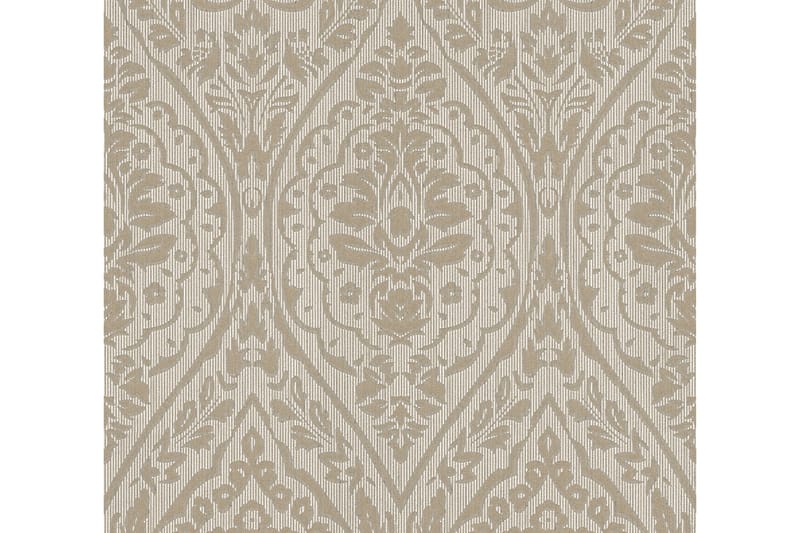 Barock Tapet Tessuto 2 Ovävd Brun Beige - AS Creation - Inredning - Väggdekor - Tapet & tapettillbehör - Mönstrad tapet