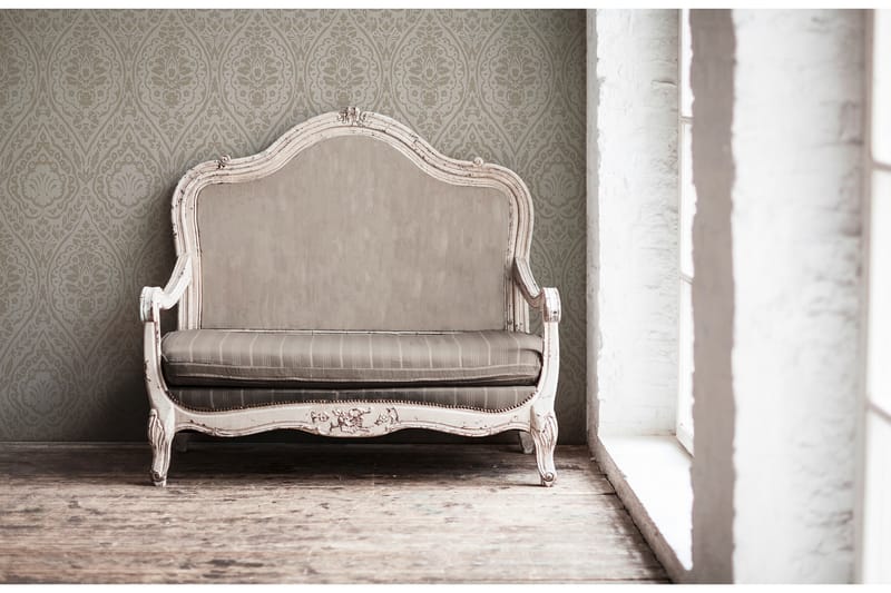 Barock Tapet Tessuto 2 Ovävd Brun Beige - AS Creation - Inredning - Väggdekor - Tapet & tapettillbehör - Mönstrad tapet