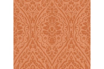 Barock Tapet Tessuto 2 Ovävd Orange Röd