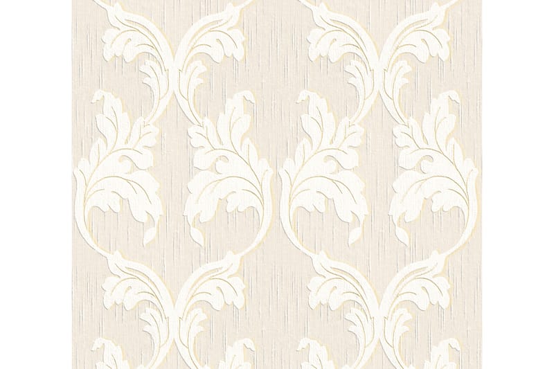 Barock Tapet Tessuto Ovävd Beige - AS Creation - Inredning - Väggdekor - Tapet & tapettillbehör - Mönstrad tapet
