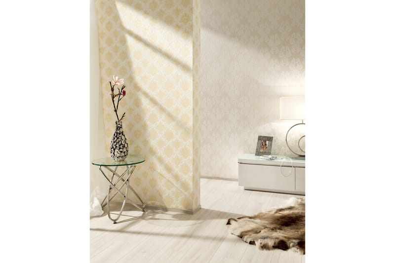 Barock Tapet Tessuto Ovävd Cream Beige - AS Creation - Inredning - Väggdekor - Tapet & tapettillbehör - Mönstrad tapet