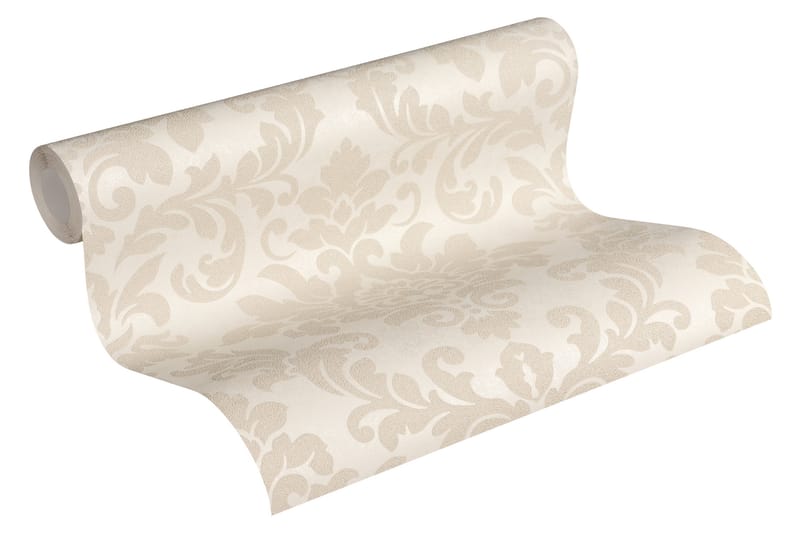 Barock Tapet Trendwall Ovävd Beige - AS Creation - Inredning - Väggdekor - Tapet & tapettillbehör - Mönstrad tapet