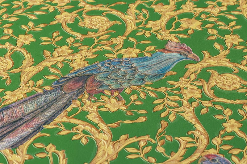 Bird Tapet Barocco Birds by Versace - AS Creation - Kökstapet - Mönstrad tapet - Vinyltapet