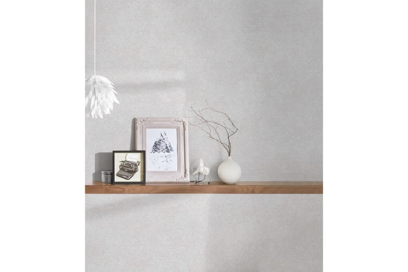 Blommig Tapet Attractive Ovävd Beige - AS Creation - Inredning - Väggdekor - Tapet & tapettillbehör - Mönstrad tapet